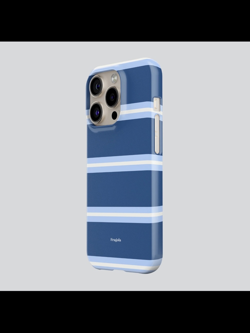 Gola Blue Striped Protective Phone Case 17 pro max